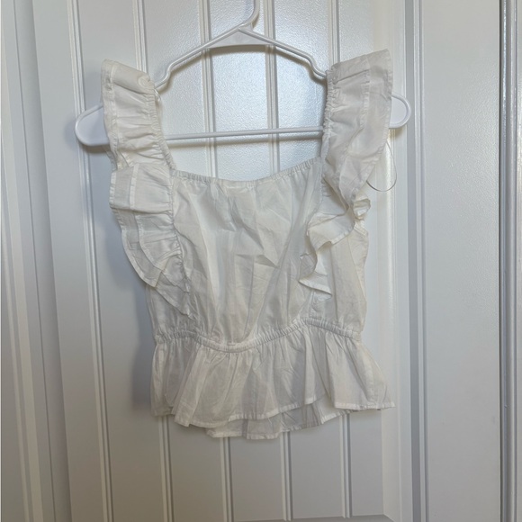 H&M Cream Ruffled Blouse - Picture 5 of 5